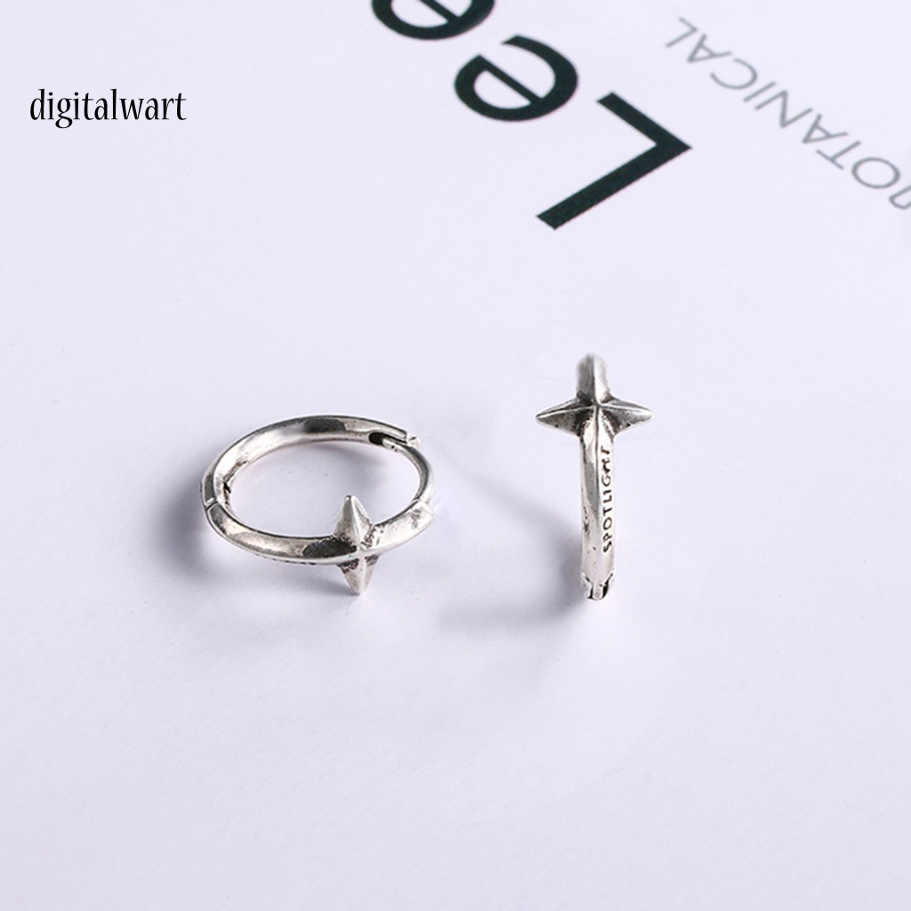 Kỹ Thuật Số| 1 Bông Tai Hình Chữ Thập Phong Cách Vintage Bắt Mắt Cho Nữ