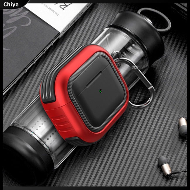 Vỏ Bảo Vệ Hộp Sạc Tai Nghe Airpods3 Không Dây Chống Bụi Chống Trầy Kèm Móc Khóa