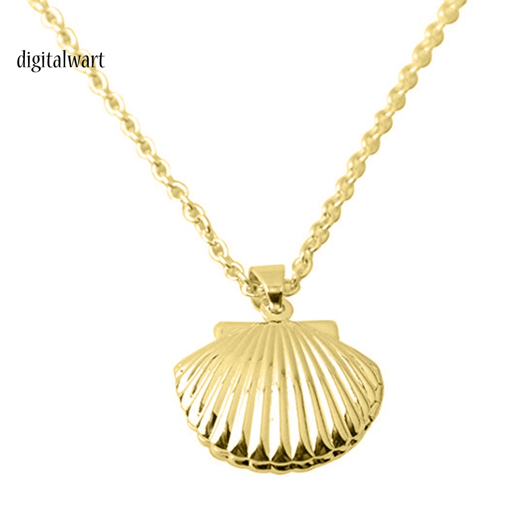 Kỹ Thuật Số| Vòng cổ HợP Kim HìNh Vỏ Sò ThờI Trang