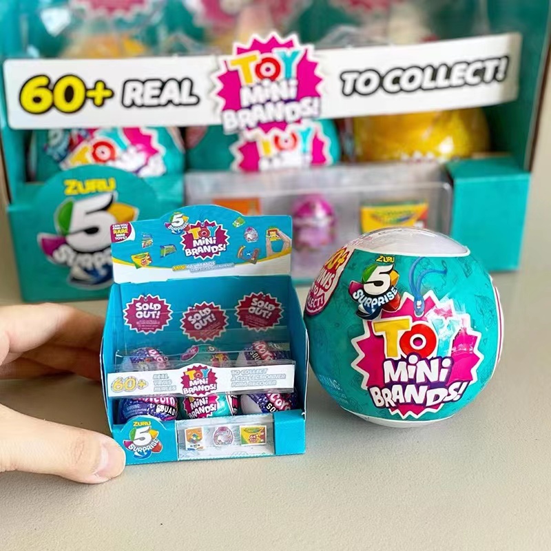 Bộ 5 Quả Bóng Mini Đồ Chơi Bất Ngờ Cho Bé