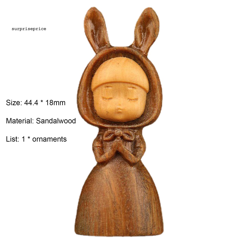 Spa Đồ Trang Trí Bằng Gỗ Hình Thỏ Hoạt Hình Bắt Mắt Đáng Yêu Đa Năng Để Bàn Trang Trí Nhà Cửa