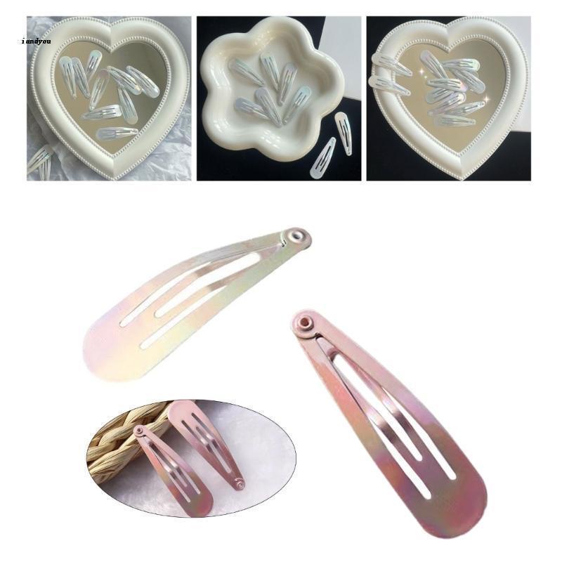 ✿ Set 10 Kẹp Tóc Kim Loại Chống Trượt Thời Trang Cho Nữ