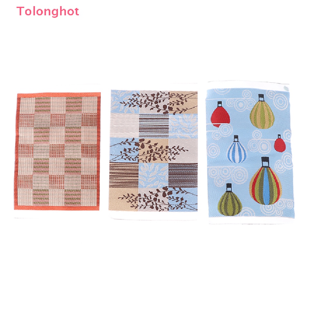 Thảm Thổ Nhĩ Kỳ Đan Tay Họa Tiết Hoạt Hình Tỉ Lệ 1: 12 Trang Trí Nhà Búp Bê