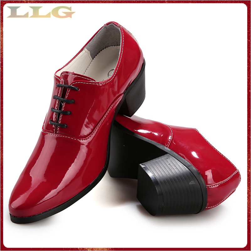 Giày Da Đế Xuồng Dày 6cm Thời Trang Công Sở Cho Nam