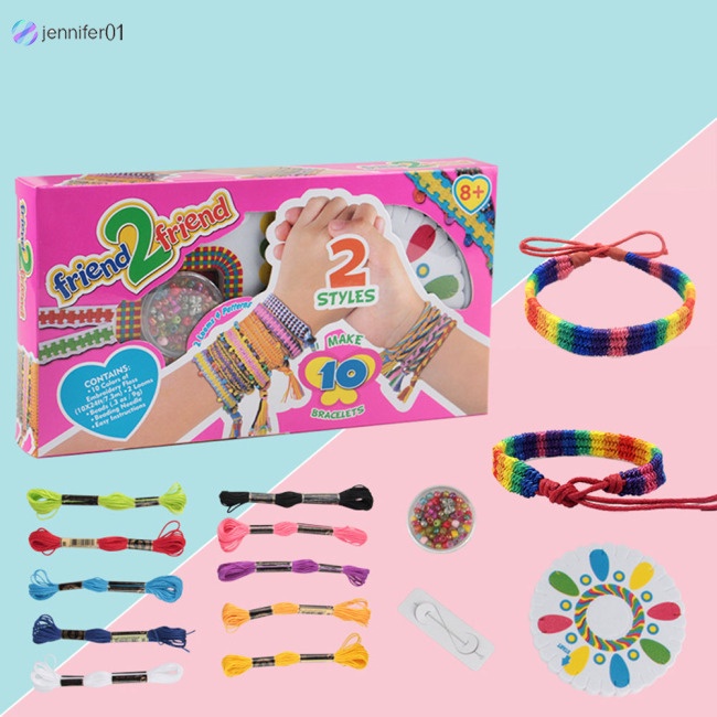 Bộ Hạt Xỏ Vòng Tay Thủ Công Tự Làm Hình Ngựa Pony Sáng Tạo Dành Cho Bé Gái