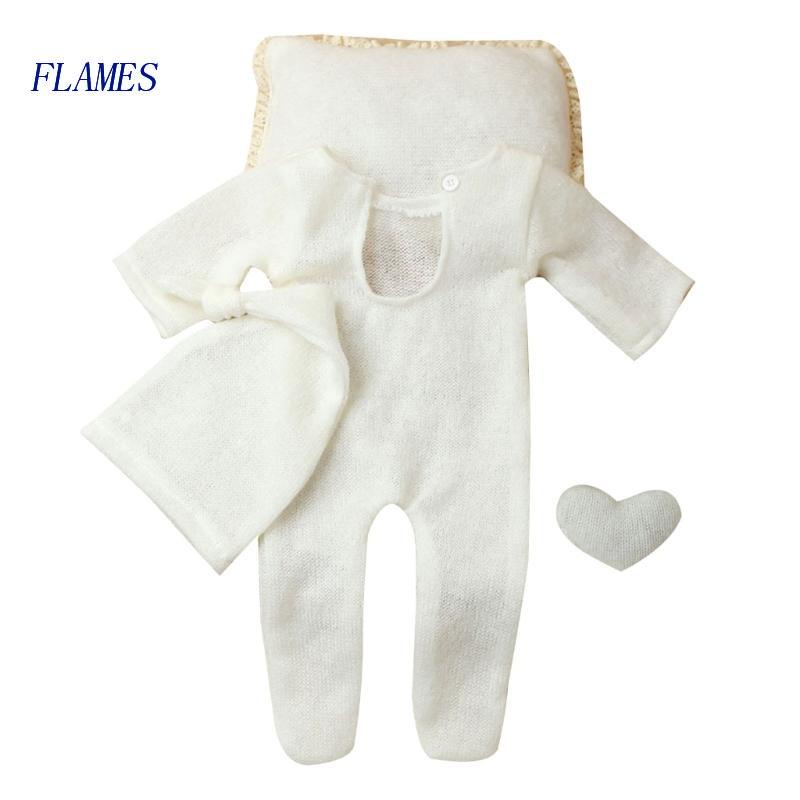 Bộ Áo Liền Quần Dạng Gối + Nón Cho Bé Chụp Ảnh