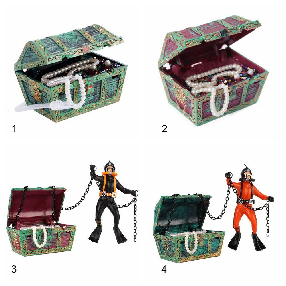 Layor1 Phao Nổi Trang Trí Bể Cá Hình Kho Báu Ếch Trang Trí Nhà Cửa