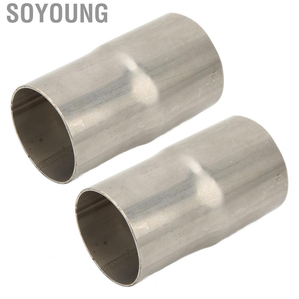 Soyoung Exhaust Pipe To Coupling Joint 2in ID 2.1in OD Chemical Resistant  Anti Deformation for Vehicles