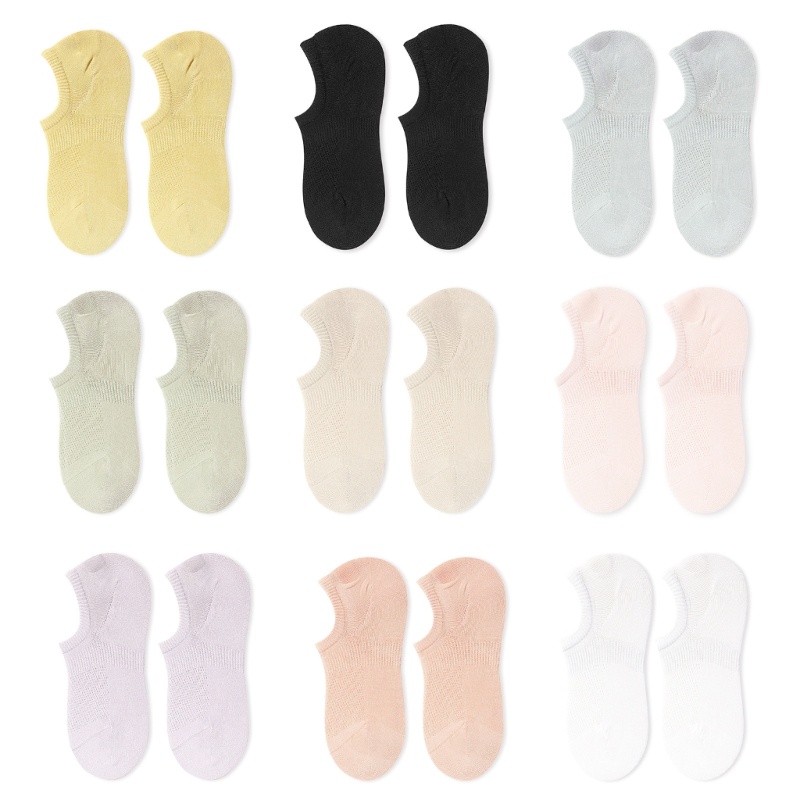 Đôi Vớ Thuyền Bằng Cotton Thoáng Khí Nhiều Màu Sắc Bắt Mắt Cho Nữ