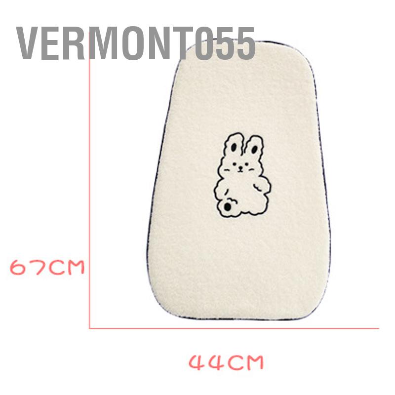 Vermont055 Hỗ Trợ Lưng Xe Hơi Phong Cách Hoạt Hình Dễ Thương Thân Thiện Với Làn Da Berber Lông Cừu Đa Năng Đệm Ô Tô Cho Nội Thất