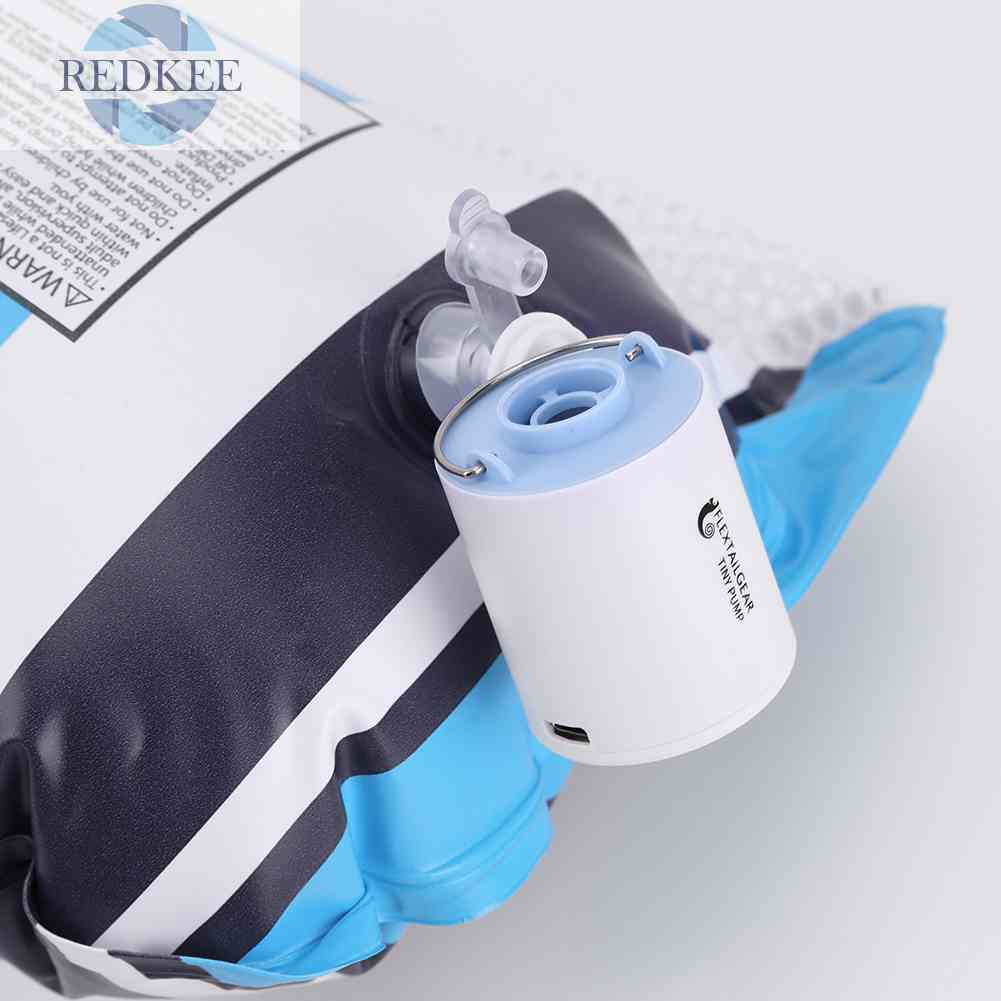 Máy Bơm Hơi Mini 1300mAh Sạc USB Tiện Dụng