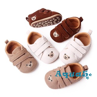 Giày da lộn đế mềm chống trượt cho bé tập đi