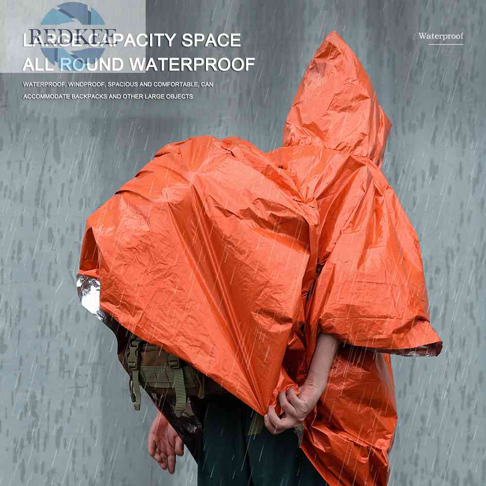 5 / 4 / 3 / 2 / 1 Áo Mưa Poncho PE Dày Dặn Dùng Khi Đi Xe Đạp / Câu Cá / Cắm Trại