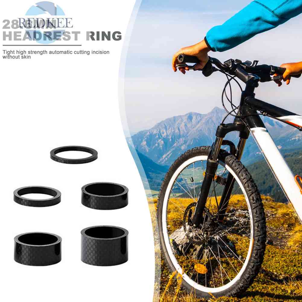 Vòng Đệm Cổ Bằng Sợi Carbon 28.6mm 3mm 5mm 10mm 15mm 20mm Cho Xe Đạp