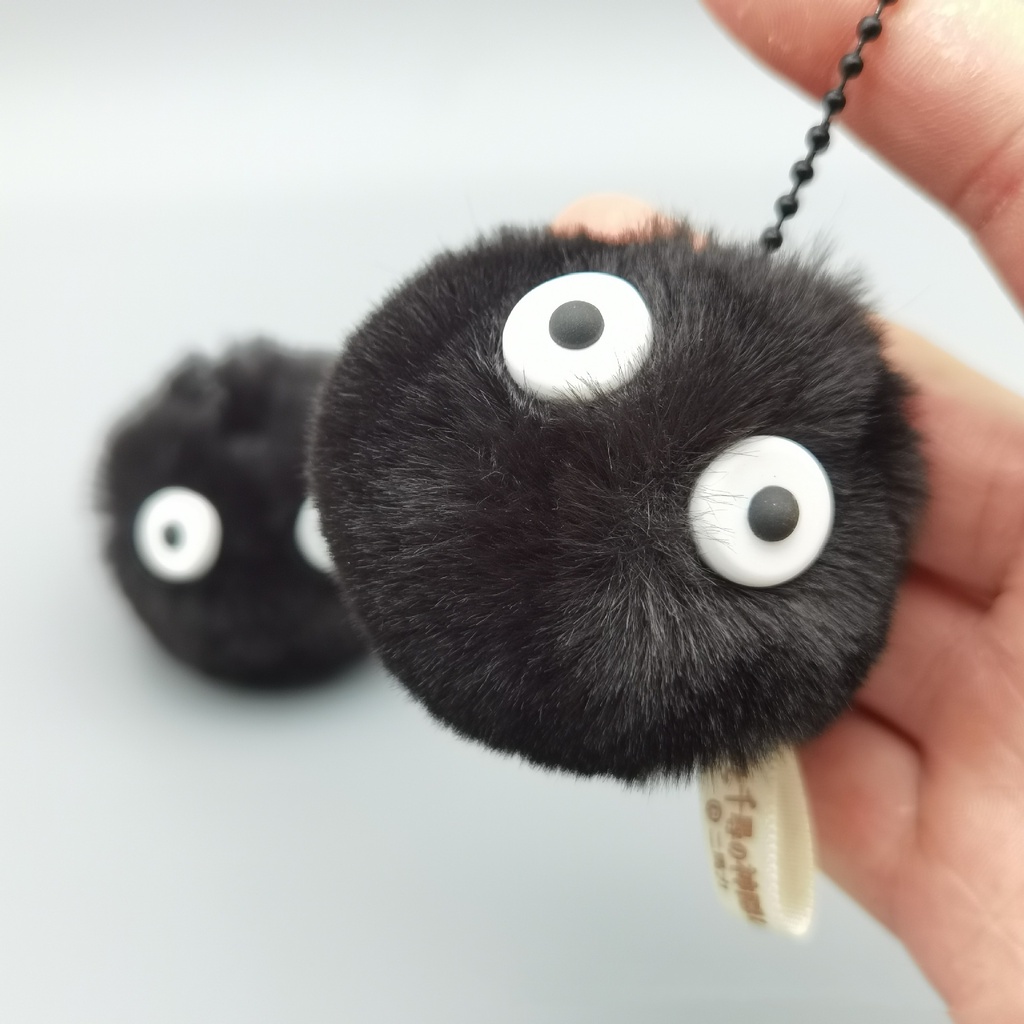 Móc Khóa Hình Búp Bê Hoạt Hình Spirited Away Màu Đen
