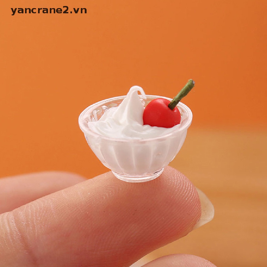 Set 1 / 2 / 1 / 12 Ly Kem / Cherry Trang Trí Nhà Búp Bê