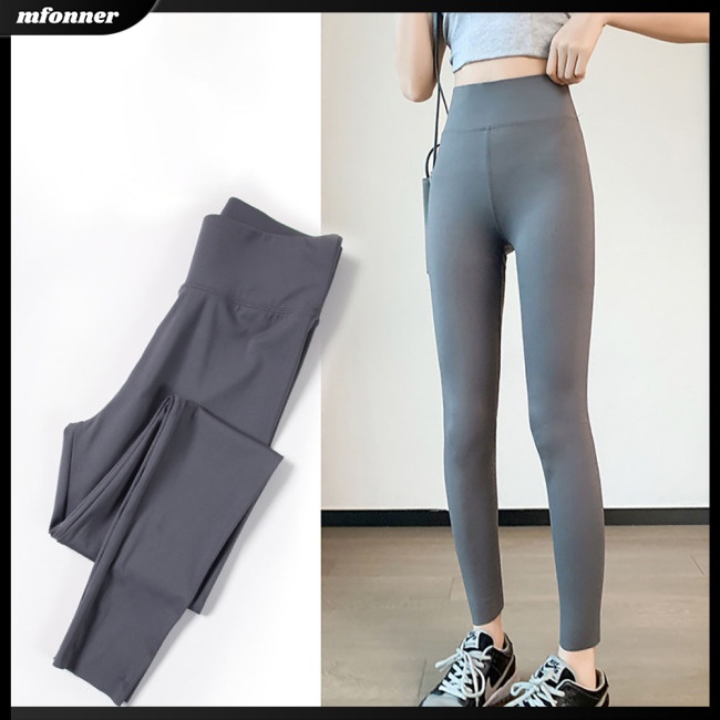 Quần Legging Thể Thao Lưng Cao Chất Liệu Mềm Mại Thoáng Khí Thời Trang Cho Nữ