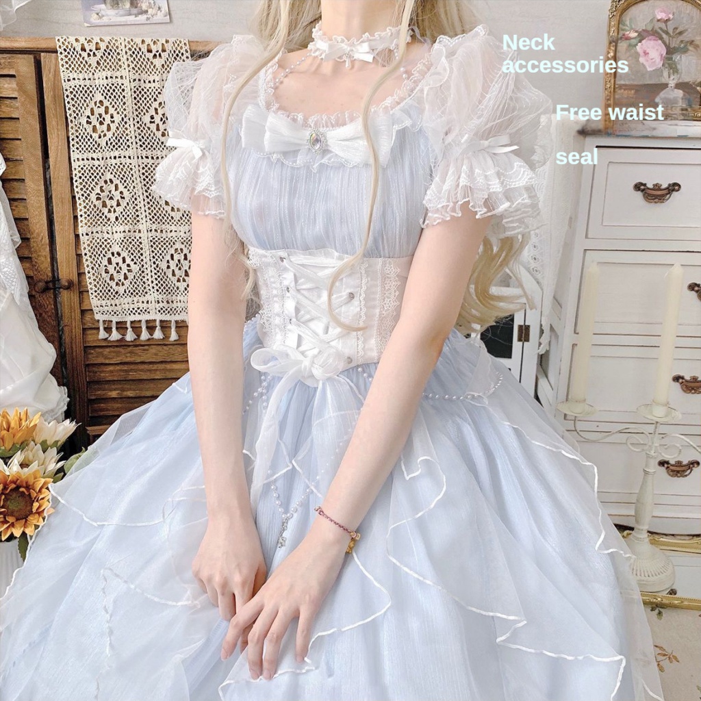 Đầm Cưới Một Dây Phong Cách lolita Thời Trang Mùa Hè Cho Nữ