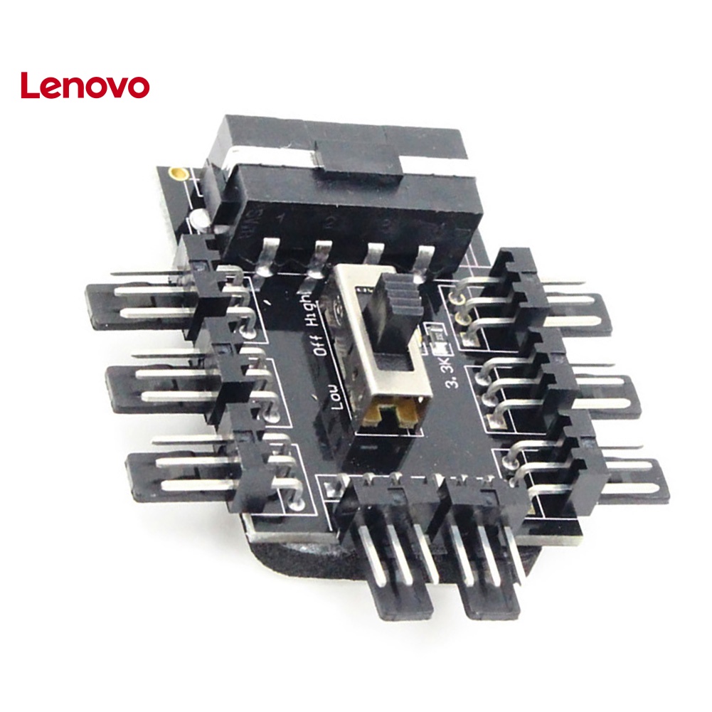 Quạt Tản Nhiệt Đa Chiều IDE 1 Sang 8 3Pin 12V PCB Dành Cho Máy Tính