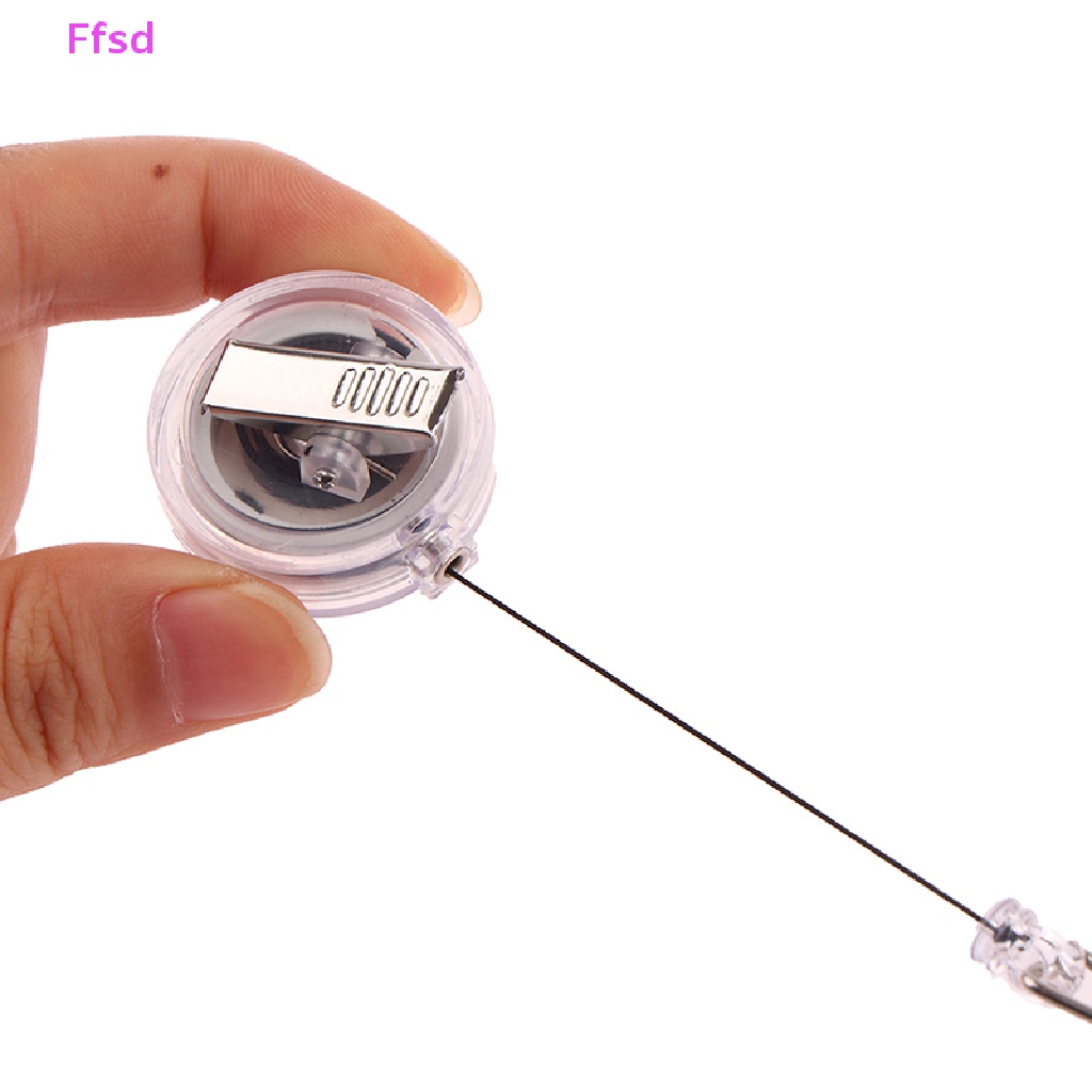 Kẹp ID / Huy Hiệu Y Tá Trong Suốt Xoay 360 Độ Tiện Dụng