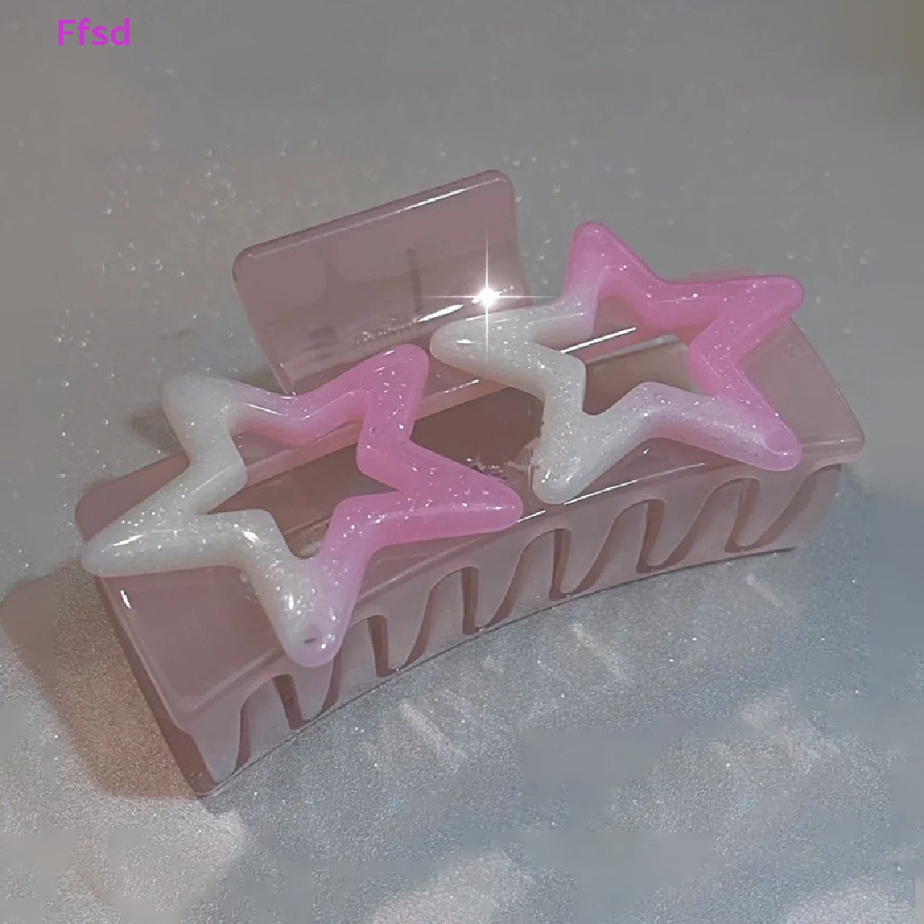{Ffsd} Kẹp Tóc Hình Ngôi Sao Năm Cánh Nhiều Màu Sắc Ngọt Ngào Dễ Thương Thời Trang Dành Cho Bạn Nữ * Bán Chạy
