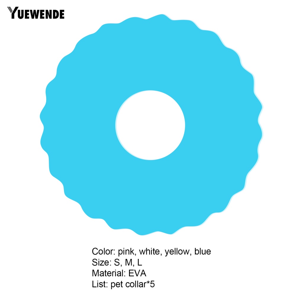 Bộ 5 Vòng Cổ Bảo Vệ Thú Cưng Có Thể Điều Chỉnh