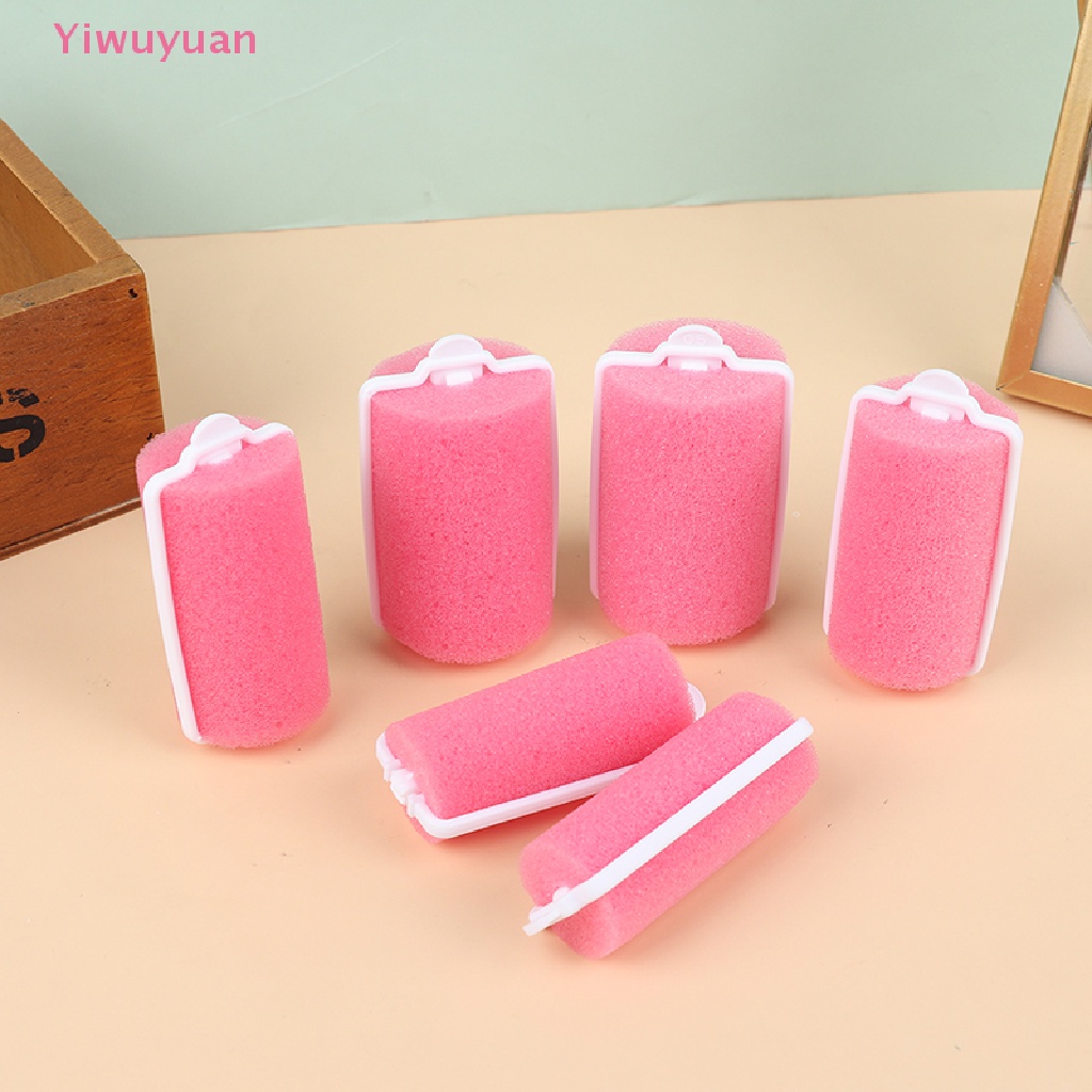 Set 12 Lô Xốp Mềm Uốn Xoăn Tóc Dễ Sử Dụng Dành Cho Salon
