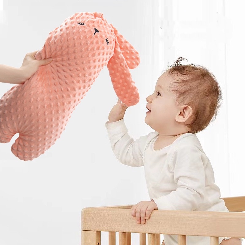 Gối Ngủ Vải Nhung Mềm Mại Dành Cho Bé Sơ Sinh