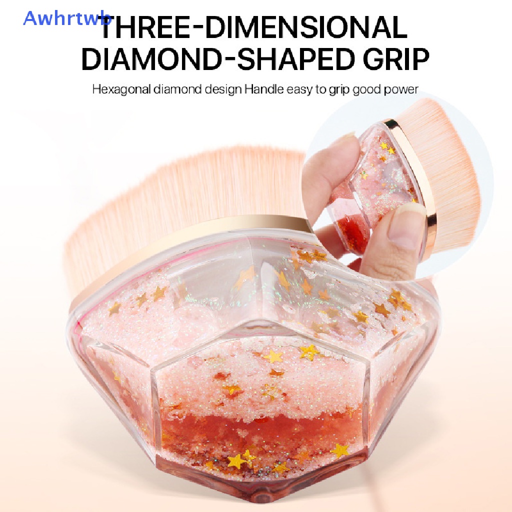 1 Cọ Trang Điểm Awhrtwb Tay Cầm Bằng Kim Tuyến Không Để Lại Dấu Vết Mới