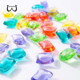 Hạt gel nước giặt đồ hương thơm kéo dài màu sắc ngẫu nhiên，Viên Giặt Xả Quần Áo Đồ Vải 2 in 1 Hạt Hương Hoa Thơm Lâu Dịu Nhẹ Dạng Túi Gel Nước Màu Sắc cực đẹp vào thơm