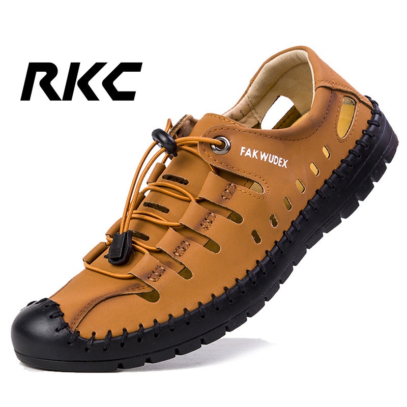 Giày Sandal Đục Lỗ Thoáng Khí Thời Trang Đi Biển Cho Nam RKC695