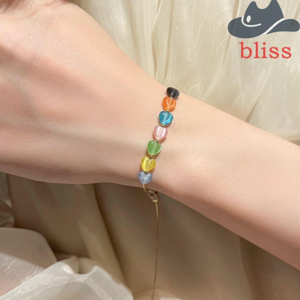 Vòng cổ Mặt Hình Trái Tim Nhiều Màu Sắc May Mắn Thời Trang Cho Nữ