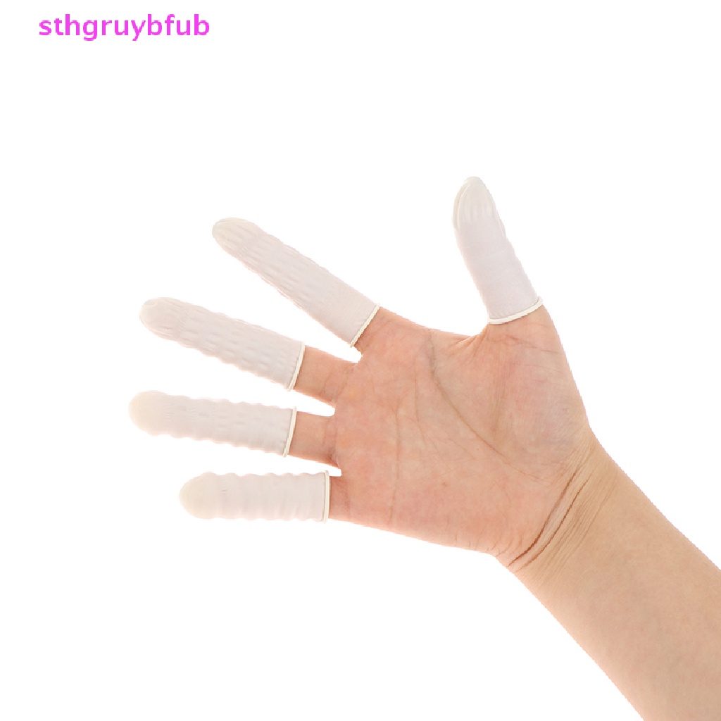 Set 100 / 200 / 300 Găng Tay Nhựa Latex Bảo Vệ Ngón Tay Khi Làm Móng