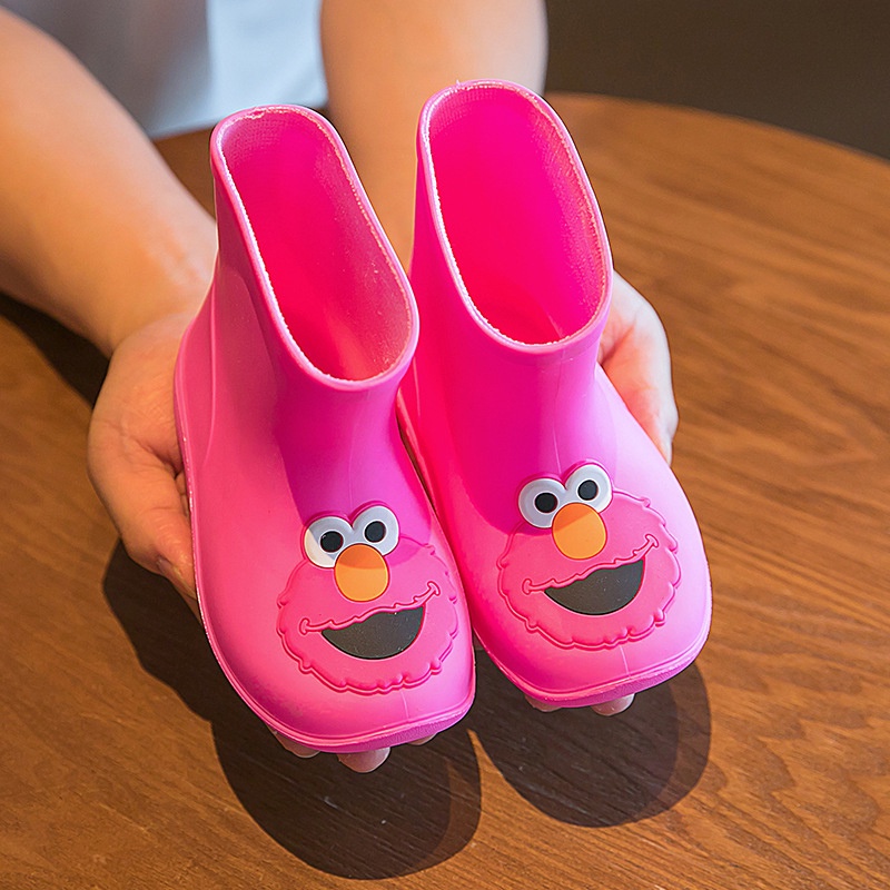 Giày Bốt Đi Mưa Chống Trượt Chống Thấm Nước In Hoạt Hình Dễ Thương Cho Bé