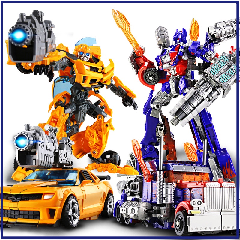 Đồ Chơi Robot Biến Hình Xe Hơi Biến Hình Tyrannosaurus Triceratops Optimus Prime Bumblebee