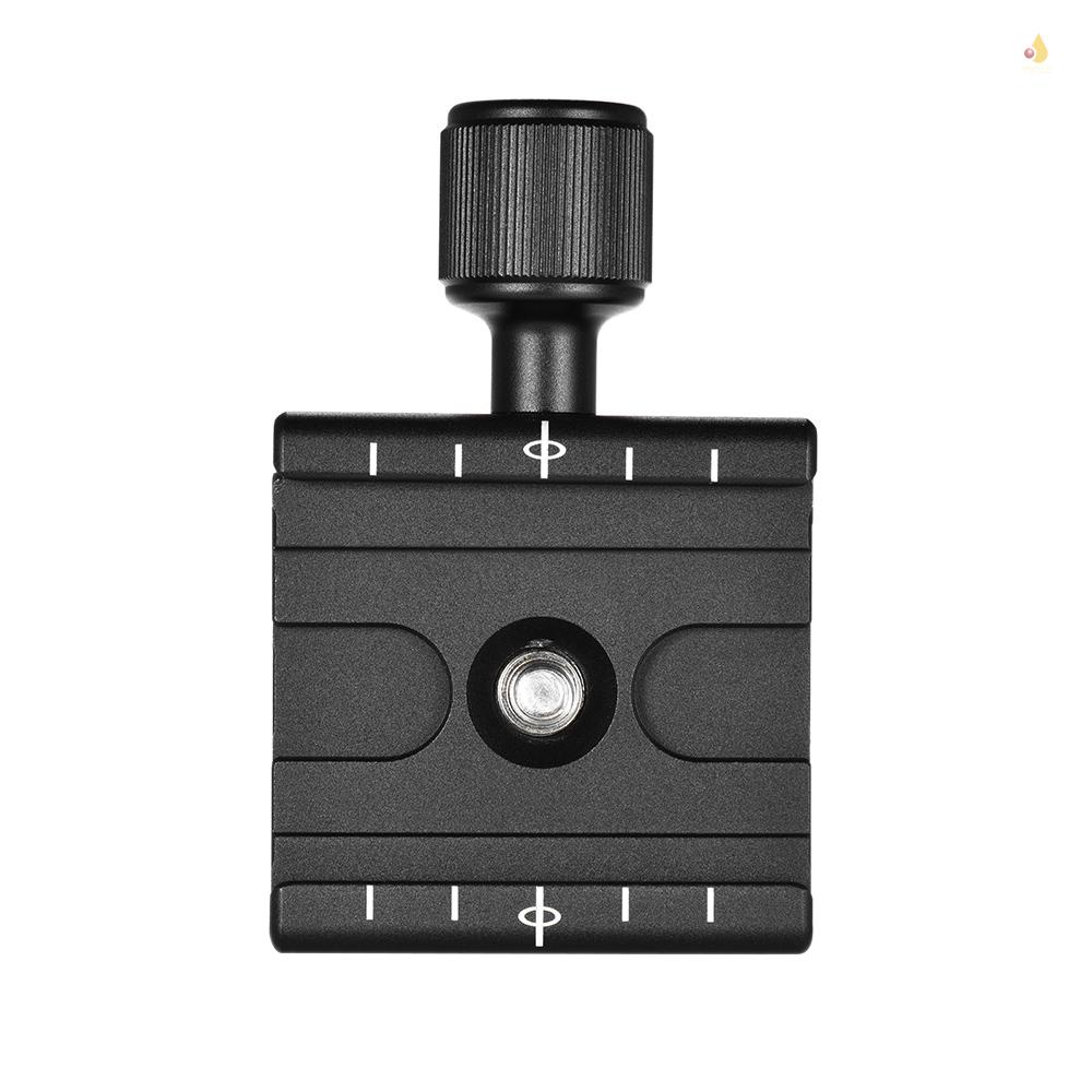 Đĩa Gắn Máy Ảnh Andoer QR-50 Tháo Lắp Nhanh Với Mức Bong Bóng Tích Hợp Cho Arca Swiss RRS Wimberley Tripod Head