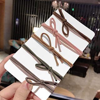 Dây Cột Tóc Cao Su Đính Hạt Phong Cách Hàn Quốc Đơn Giản