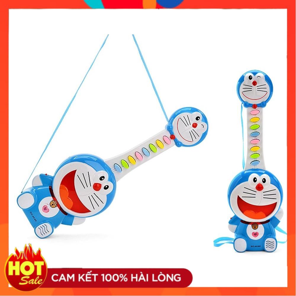[HCM SALE] Đồ chơi đàn guitar Doraemon dùng pin có nhạc tiếng Việt cho bé