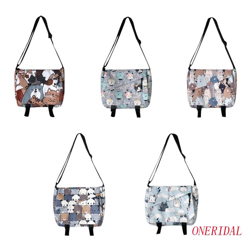 Túi Đeo Chéo Vai Họa Tiết Hoạt Hình Đáng Yêu Dành Cho Cắm Trại Leo Núi