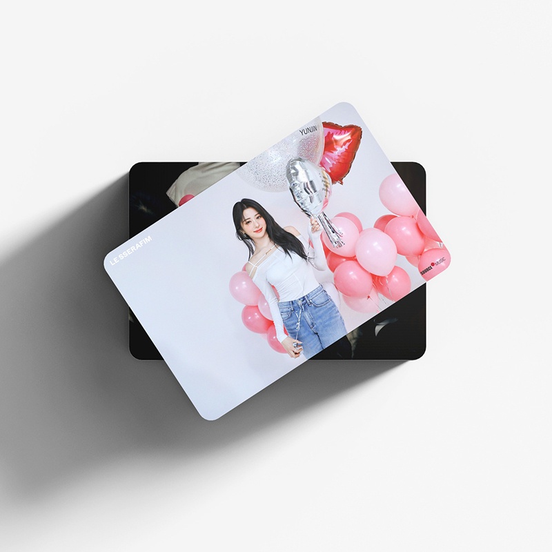 LE SSERAFIM UNFORGIVE Hộp 55 Ảnh LOMO Card Chưa Được Tặng Kèm Hình Thẻ LOMO