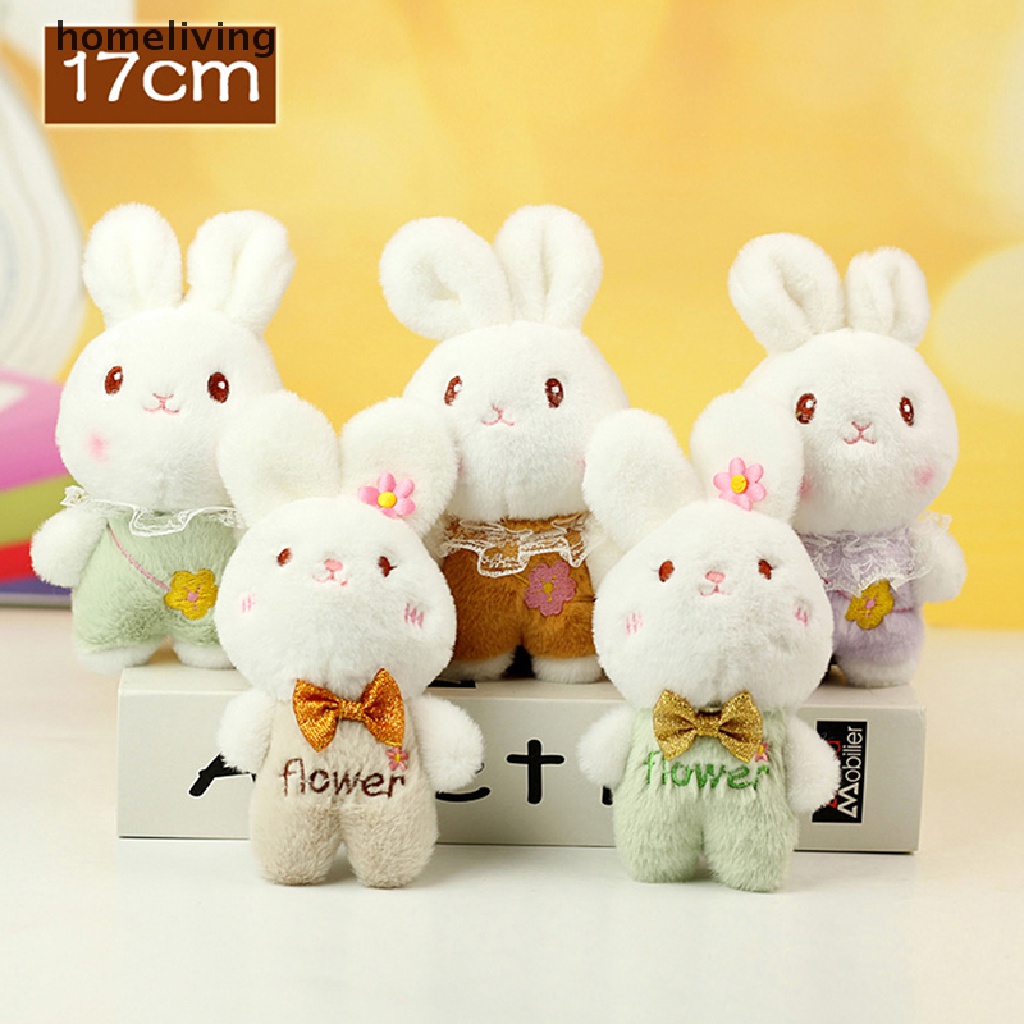 Móc Khóa Thỏ Nhồi Bông 10cm Mềm Mại Đáng Yêu