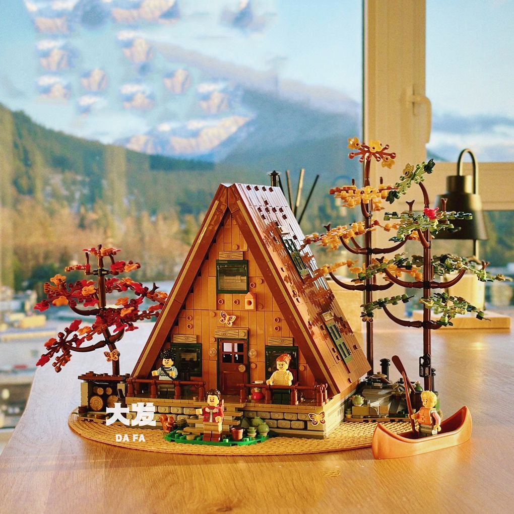 Bộ Đồ Chơi Lắp Ráp Mô Hình Nhà Đường Phố LEGO 21338a