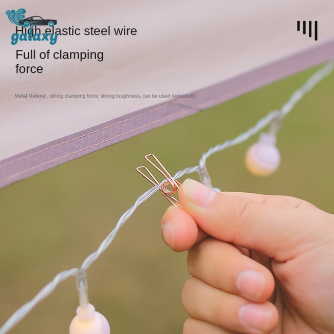 Galaxy Set 20 Kẹp Rỗng Cố Định Dây Lều Cắm Trại