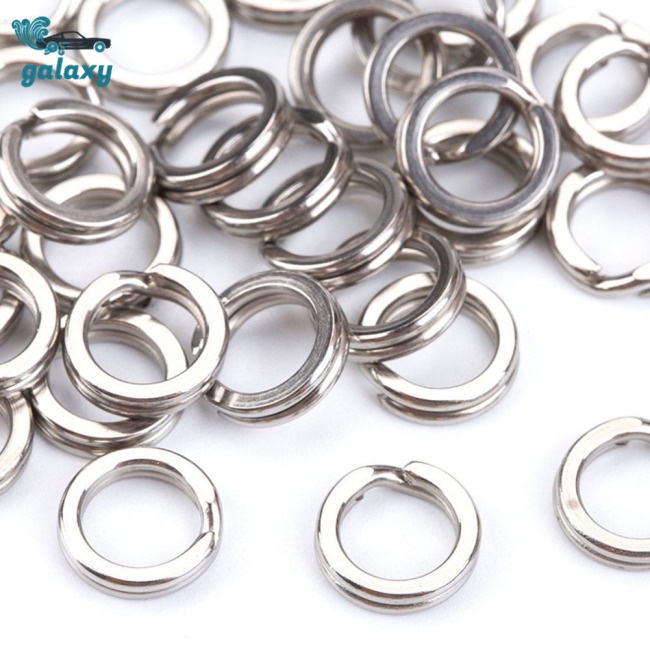 Galaxy 200 Vòng Nối Mồi Câu Cá Bằng Thép Không Gỉ