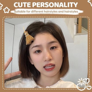 🌸Kẹp tóc hình chổi mini cute