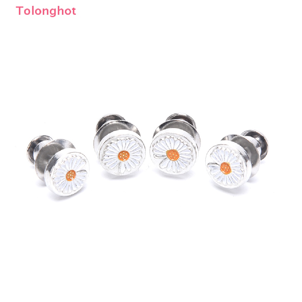 1 Bộ Nút Kim Loại Vô Hình Có Thể Tháo Rời Trang Trí Thắt Lưng Quần Jean DIY