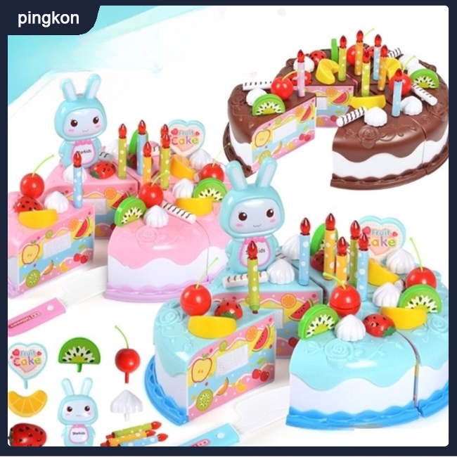 Bộ Đồ Chơi Cắt Bánh Sinh Nhật 37 Món Cho Bé