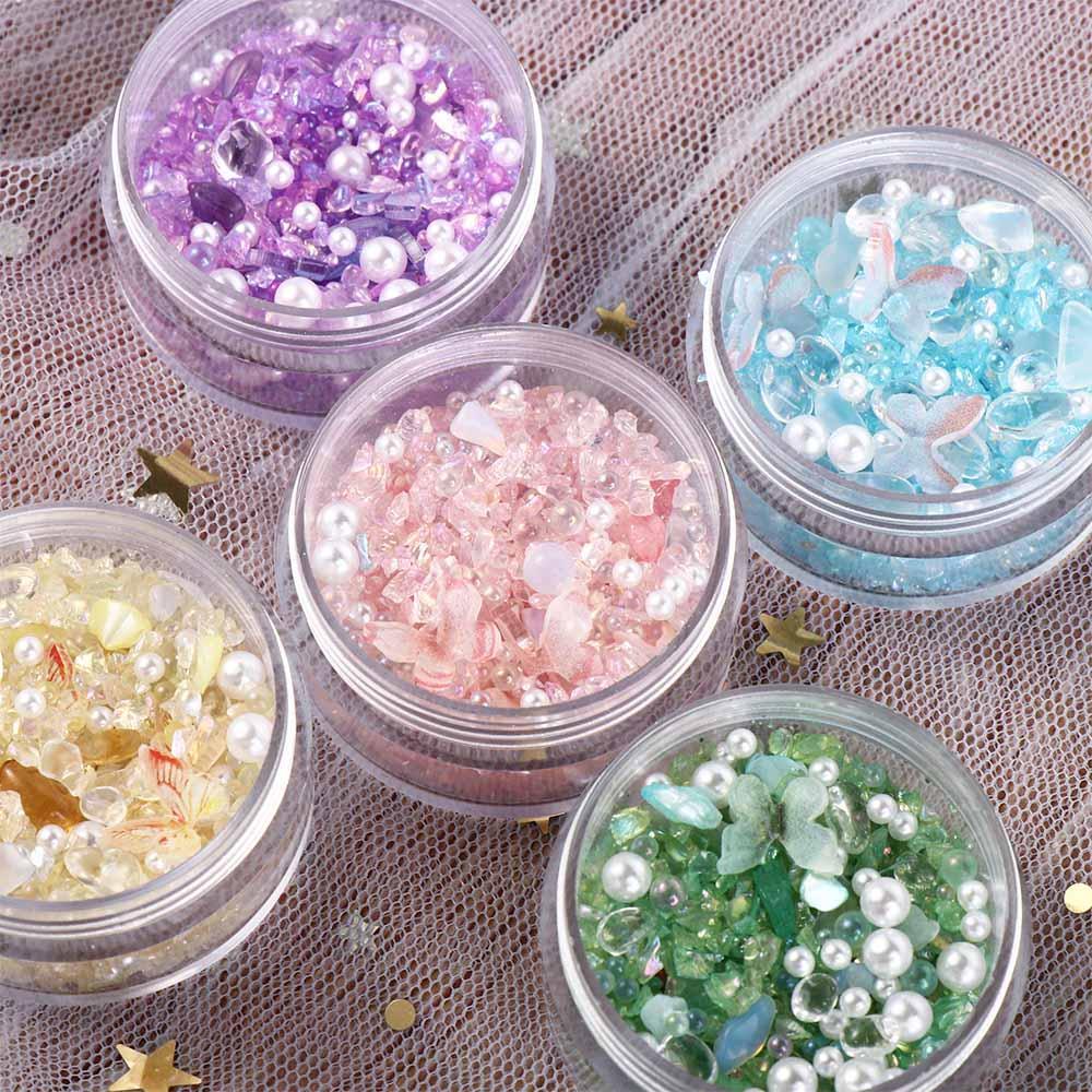 LOMBARD Phụ Kiện Đá Hình Bướm Dễ Thương Dùng Trang Trí Móng Tay / Điện Thoại