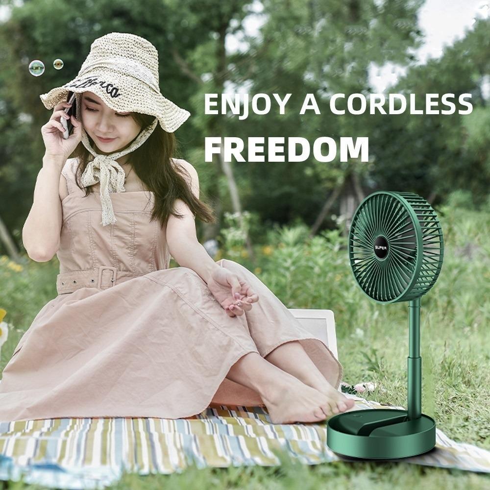 Quạt Gấp Mini TAYLOR1 3 Chế Độ Kèm Sạc USB Tiện Dụng Cho Phòng Ngủ