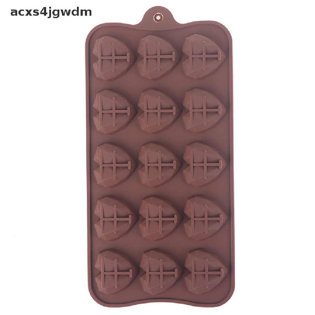 15 sâu răng Mini Trái Tim sô cô la Khuôn Silicone kẹo khuôn Gummy Jelly khuôn mới